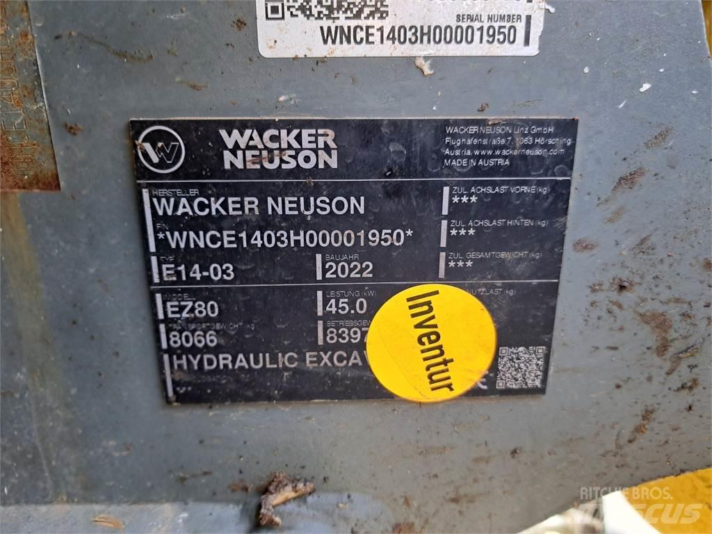 Wacker Neuson EZ80 Bageri gusjeničari
