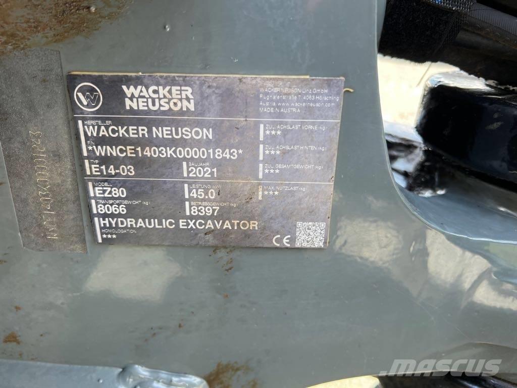 Wacker Neuson EZ80 Bageri gusjeničari