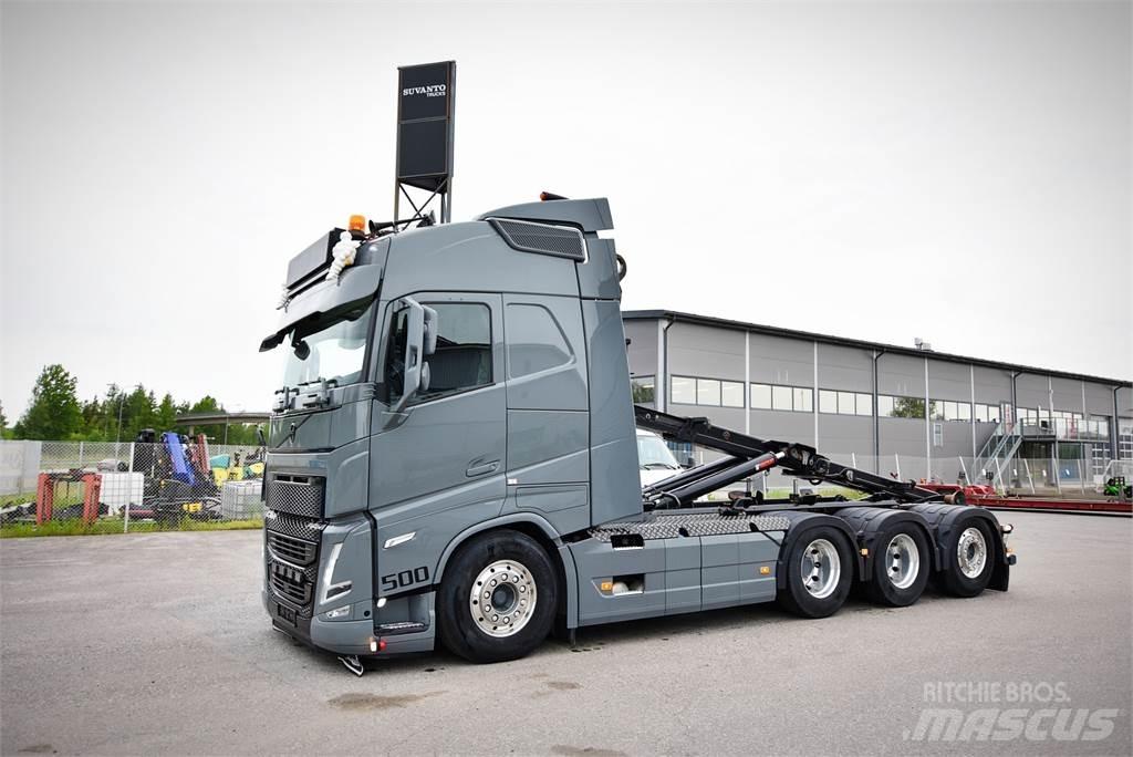 Volvo FH 500 8x4 Rol kiper kamioni s kukama za dizanje