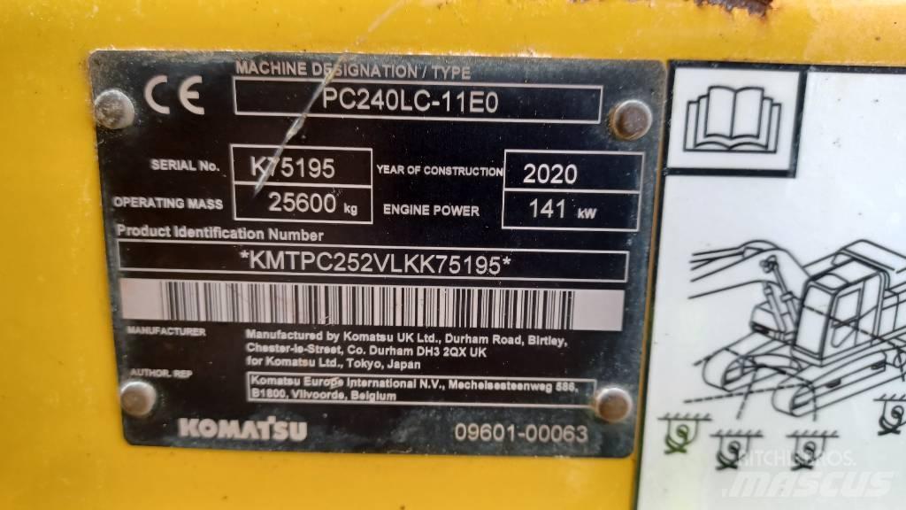 Komatsu PC240LC-11 Bageri gusjeničari