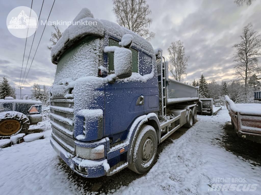 Scania R 124 GB 470 Rol kiper kamioni s kukama za dizanje