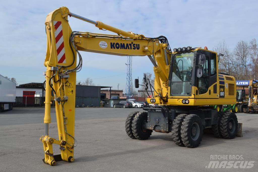 Komatsu PW 180-10 Bageri na kotačima