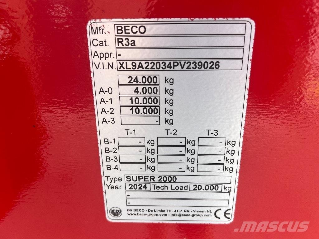 Beco Super 2000 Kiperi prikolice