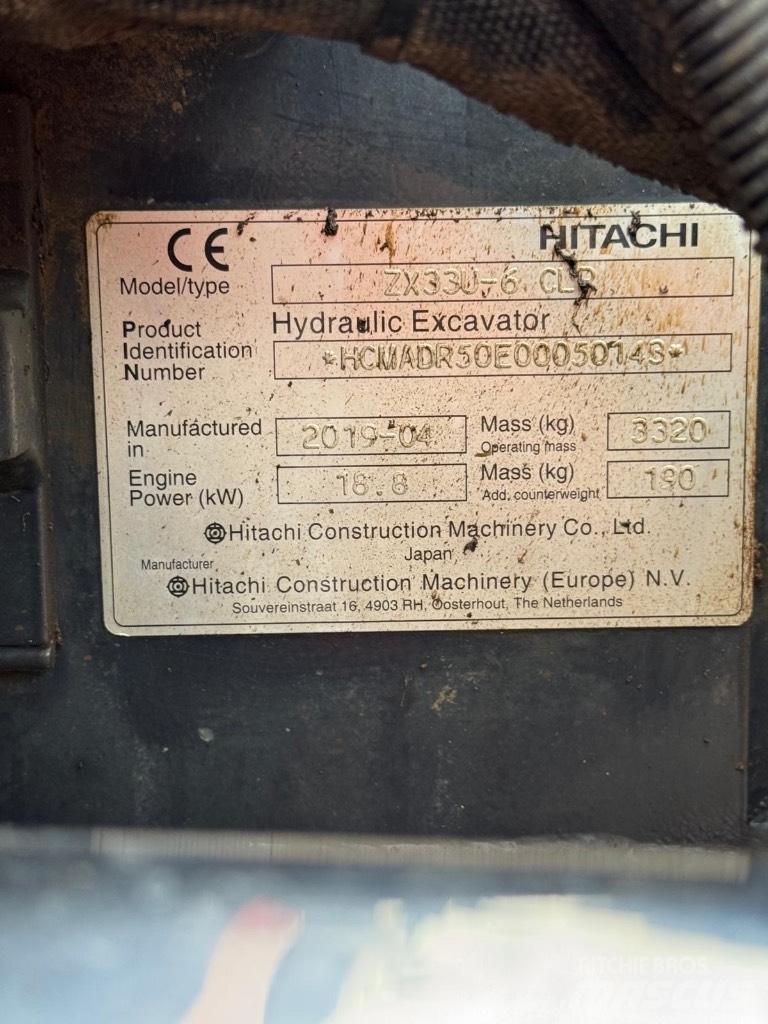 Hitachi ZX 33 U-6 Mini bageri <7t
