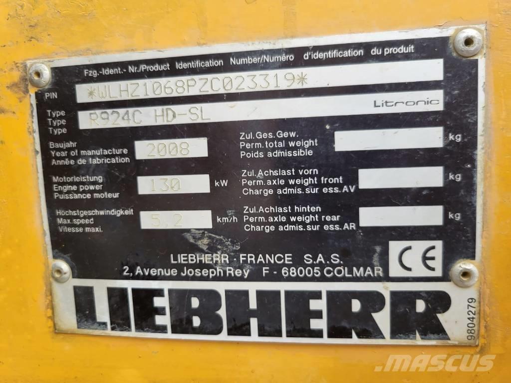 Liebherr R924 C SL Bageri gusjeničari