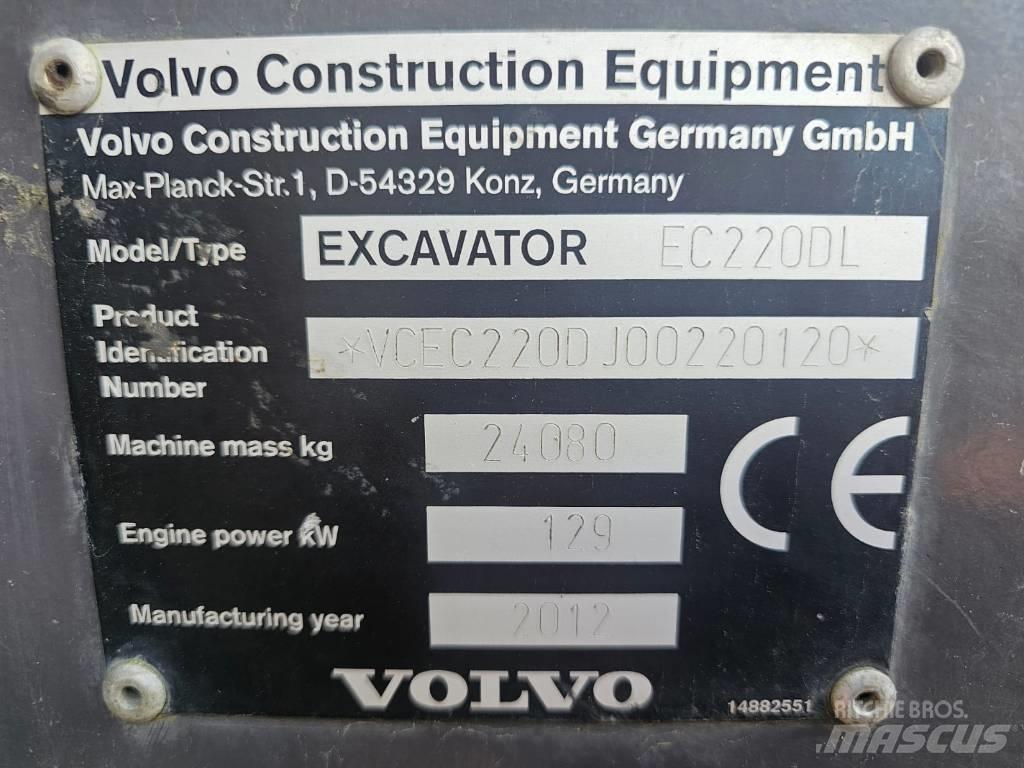Volvo EC 220 DL Bageri gusjeničari