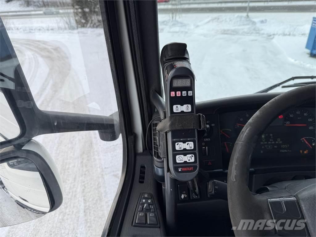 Volvo FH540 6x2 Rol kiper kamioni s kukama za dizanje