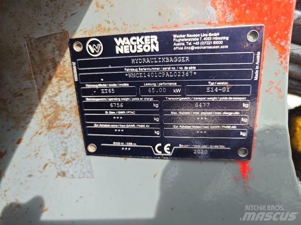 Wacker Neuson ET 65 Bageri gusjeničari