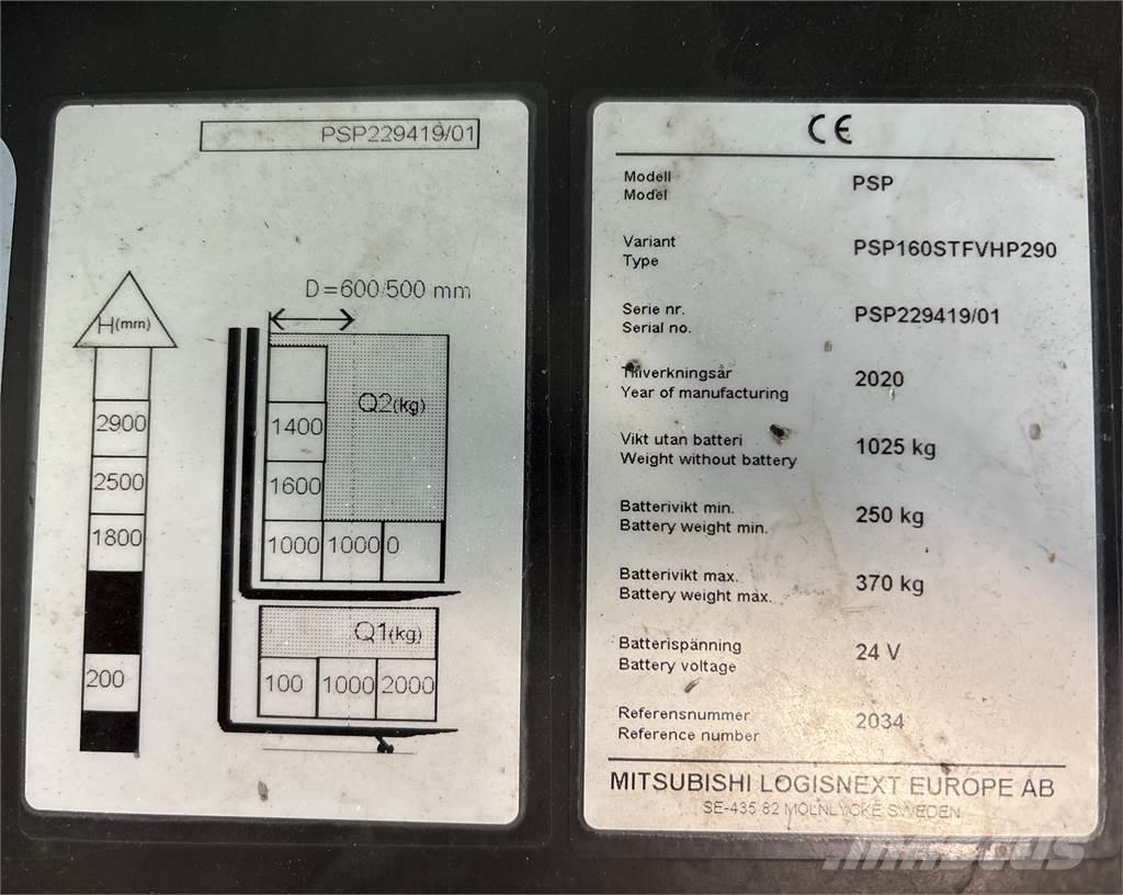 Atlet PSP160 Samopogonski ručni viličari