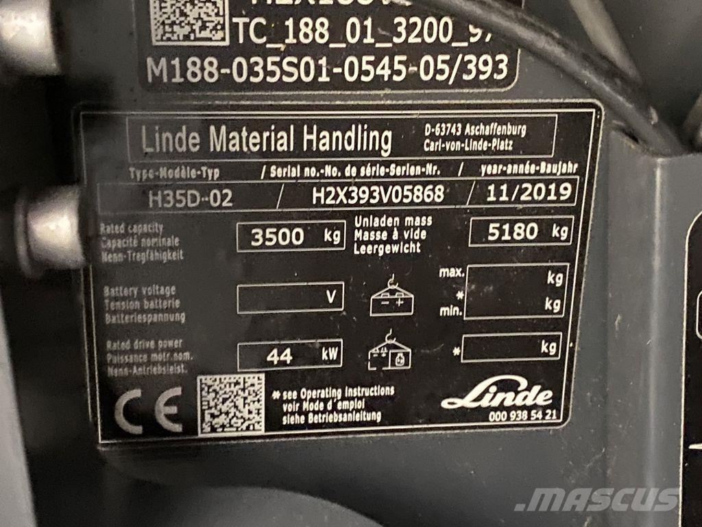 Linde H35D-02 Dizelski viličari