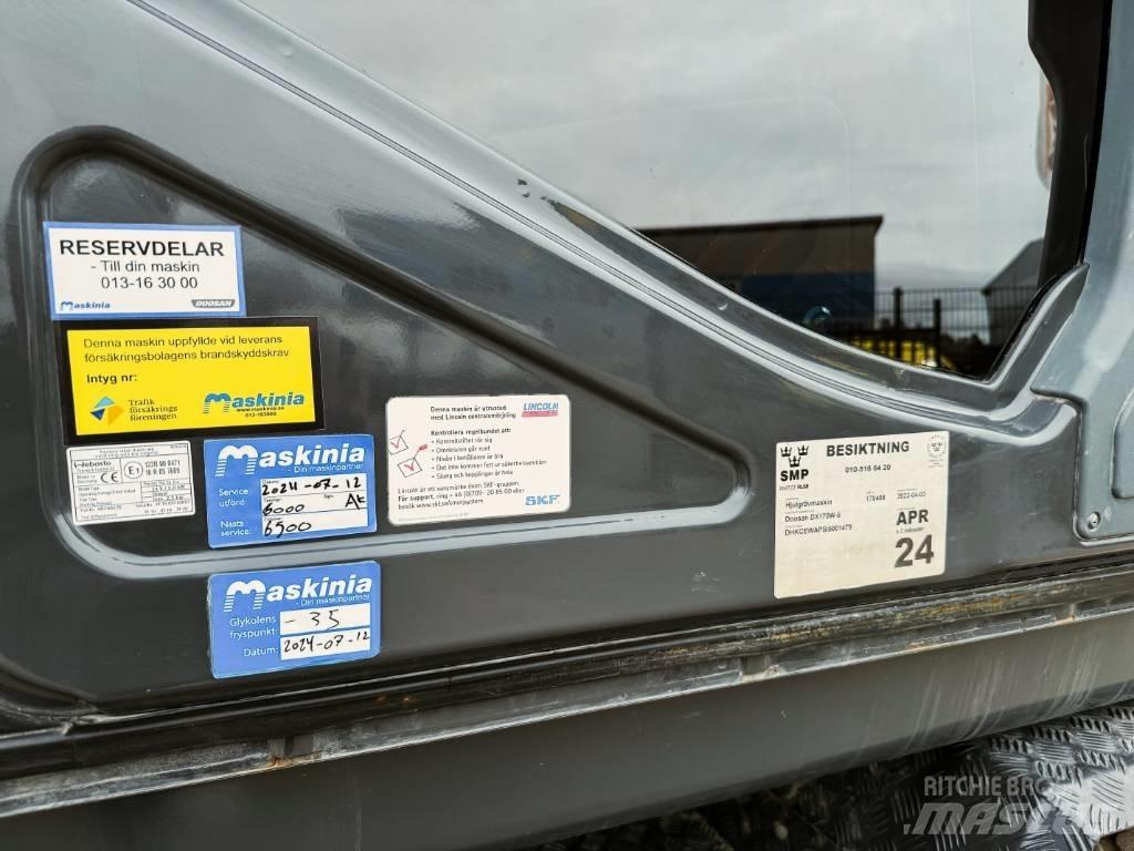 Doosan DX170W-5 Bageri na kotačima