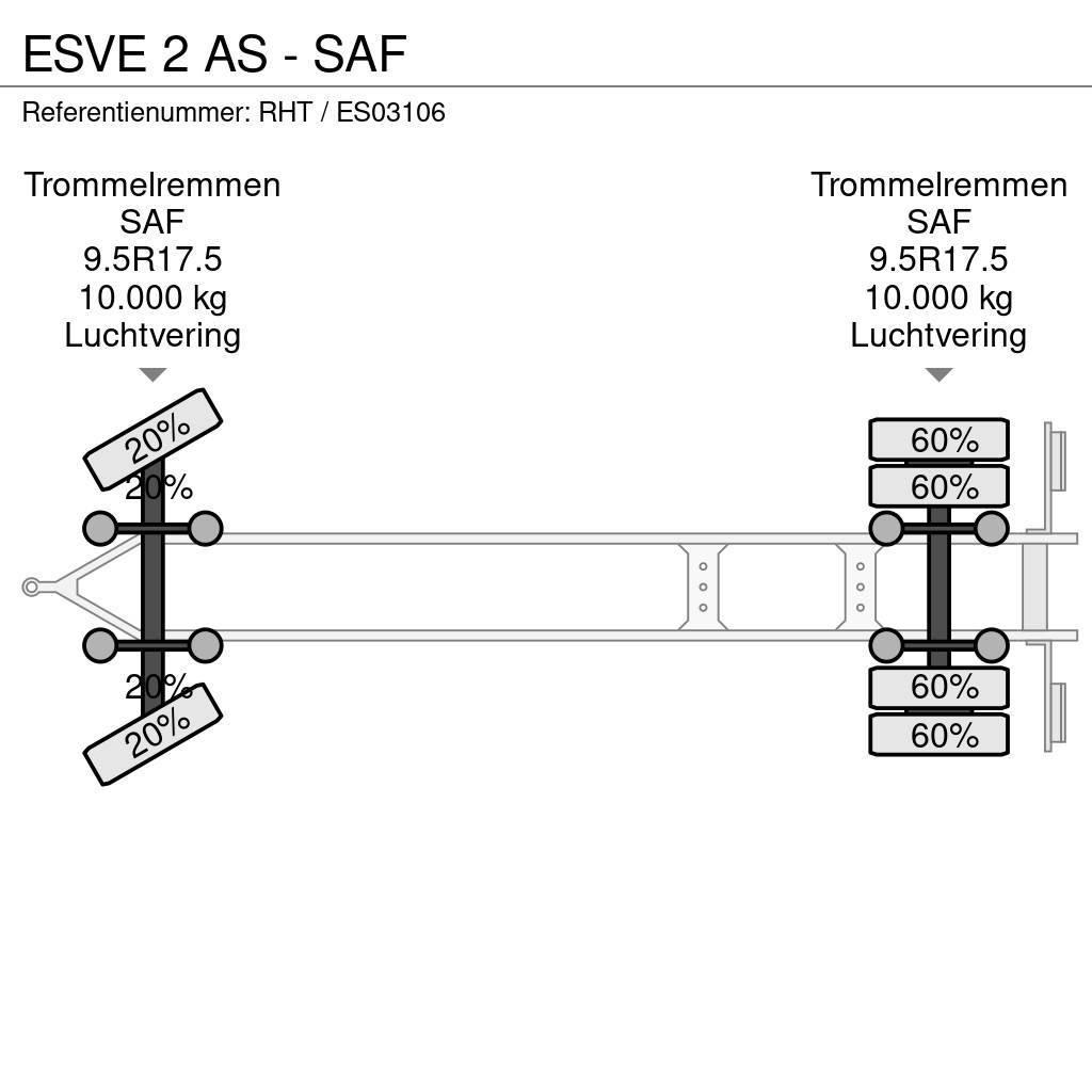 Esve 2 AS - SAF Kontejnerske prikolice