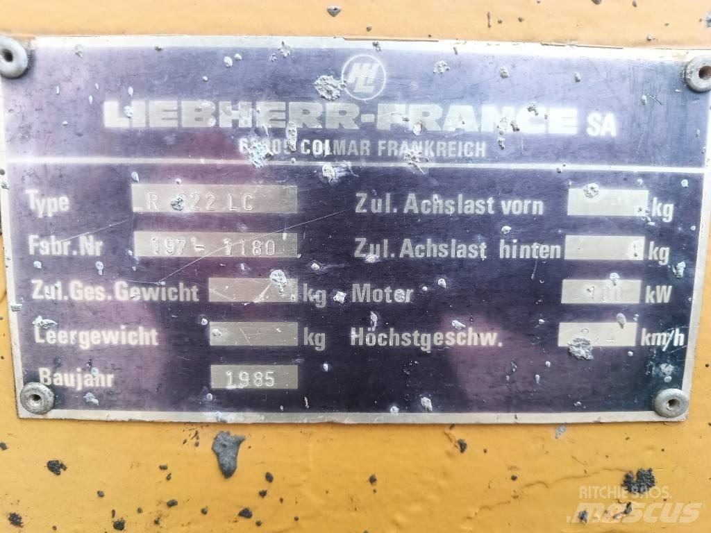 Liebherr R 922 L Bageri gusjeničari