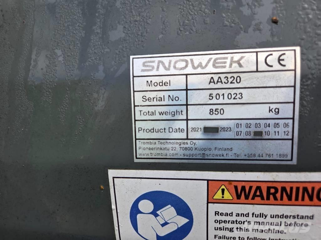 Snowek AA 320 Sniježne daske i  plugovi