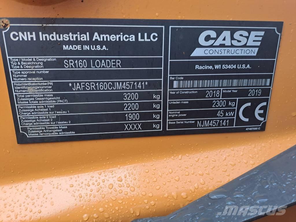 CASE SR 160 Skid steer mini utovarivači
