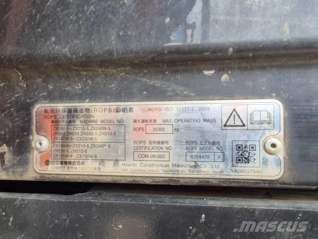 Hitachi ZX 170 W-6 Bageri na kotačima