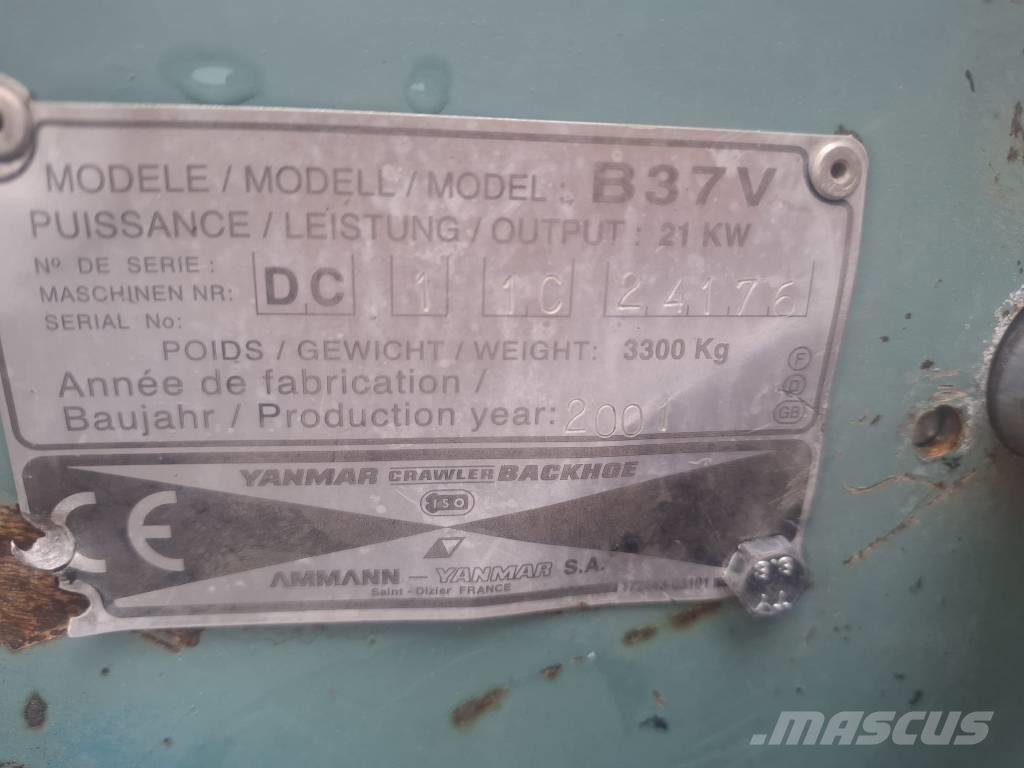 Yanmar B 37 V Mini bageri <7t