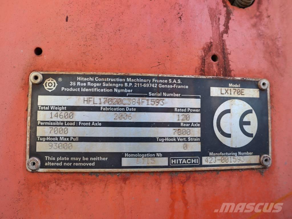 Hitachi LX 170 E Utovarivači na kotačima
