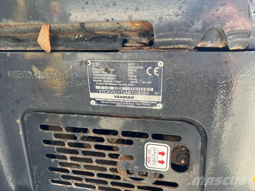 Yanmar Vio 17 Mini bageri <7t