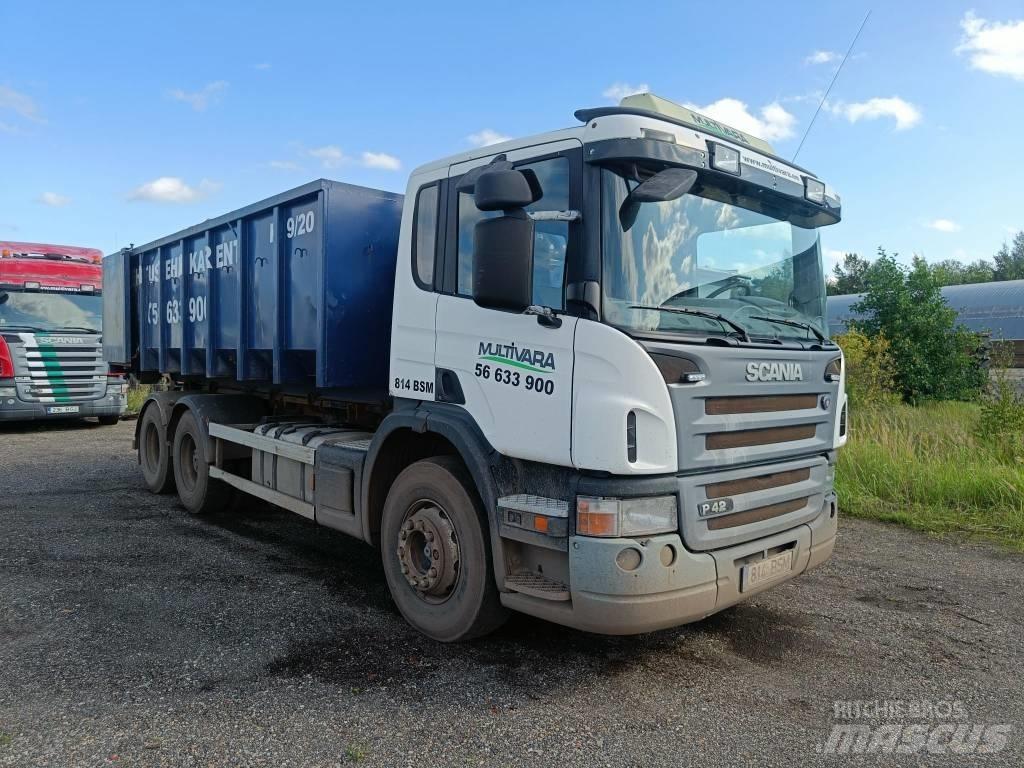 Scania P 420 Rol kiper kamioni s kukama za dizanje