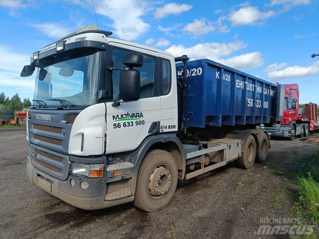 Scania P 420 Rol kiper kamioni s kukama za dizanje