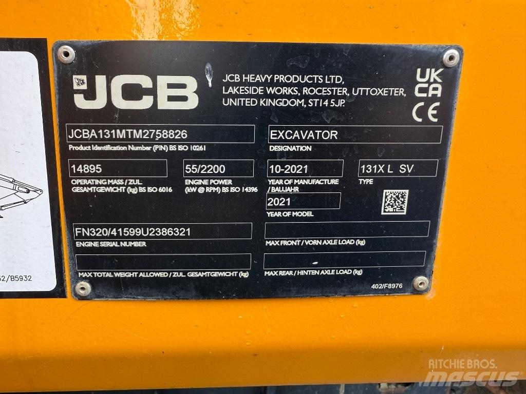 JCB 131X L SV Bageri gusjeničari