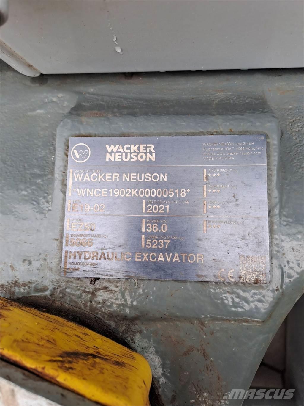 Wacker Neuson EZ50 Bageri gusjeničari