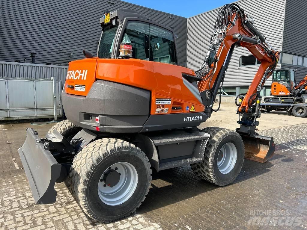 Hitachi ZX95W Bageri na kotačima