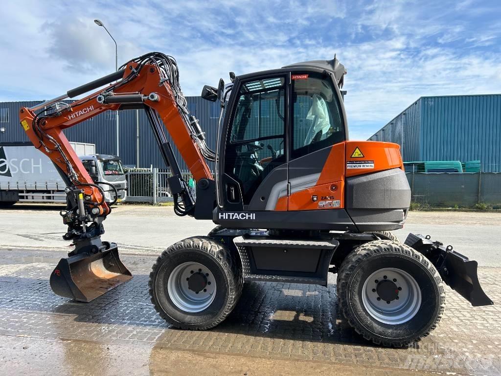 Hitachi ZX95W Bageri na kotačima