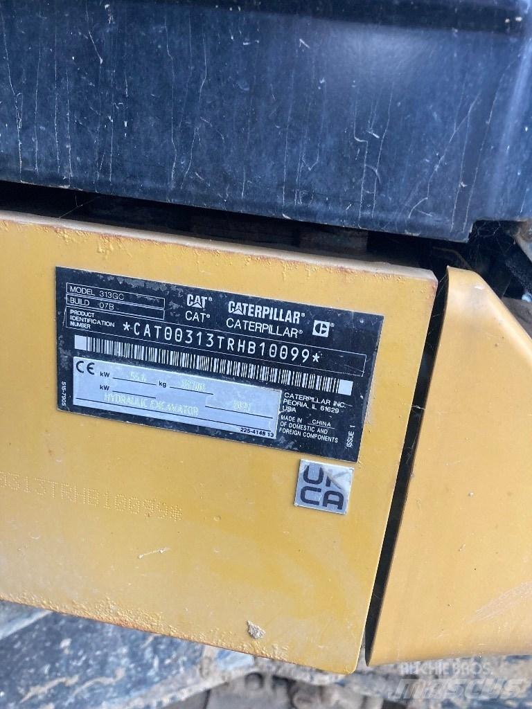 CAT 313 GC - nextgen Bageri gusjeničari