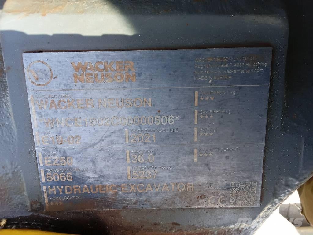 Wacker Neuson EZ50 Bageri gusjeničari