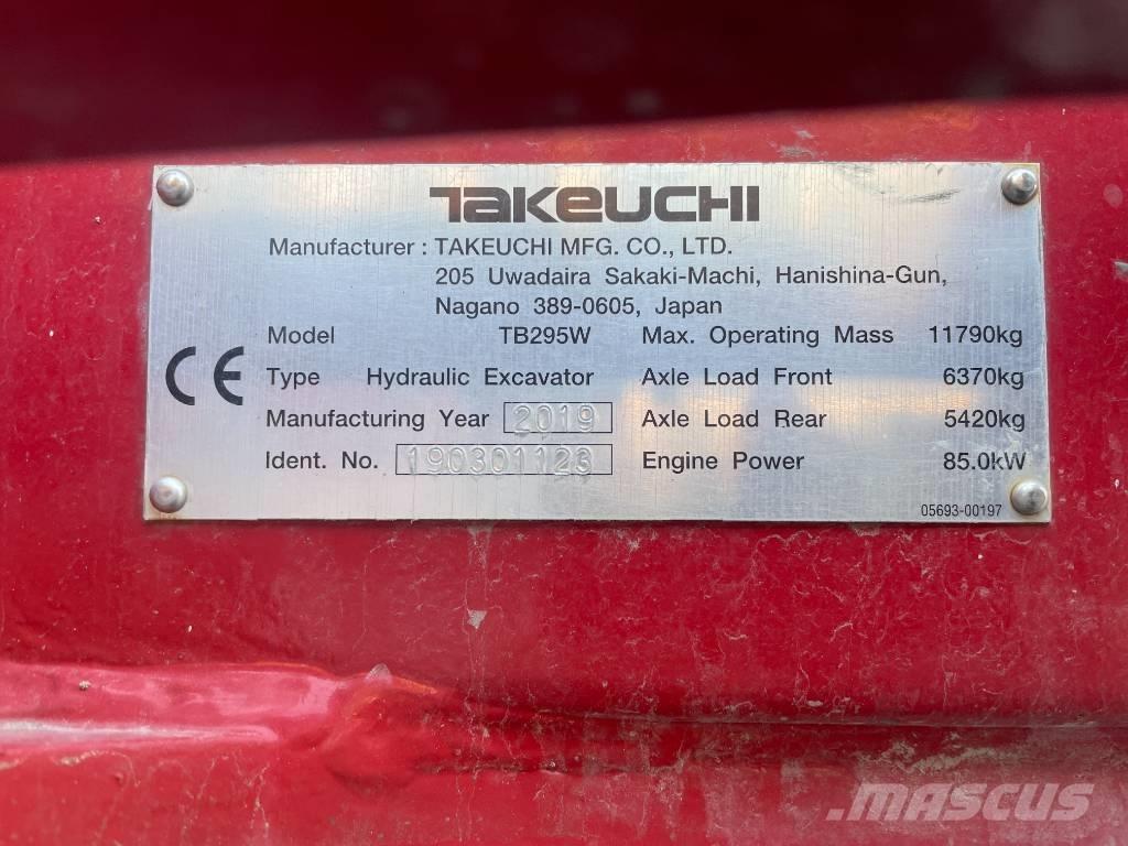 Takeuchi TB 295 W Bageri na kotačima