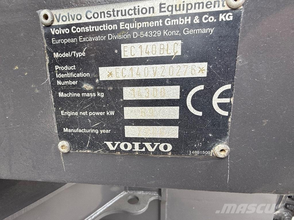 Volvo EC 140 B Bageri gusjeničari
