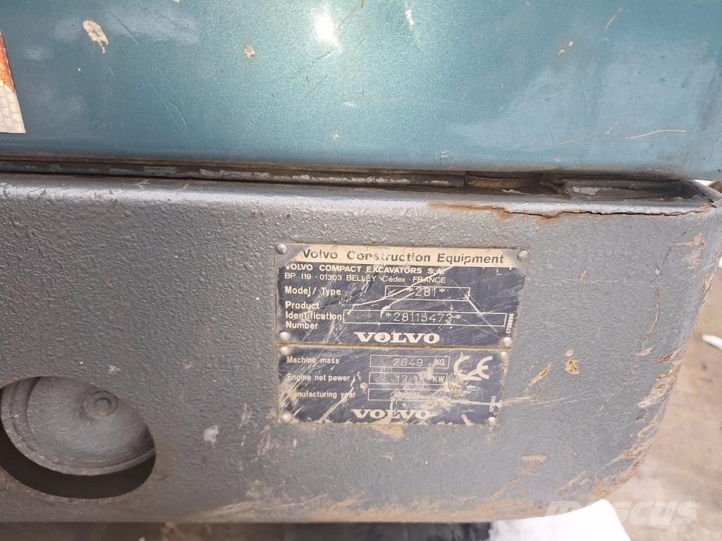 Volvo EC 25 Mini bageri <7t