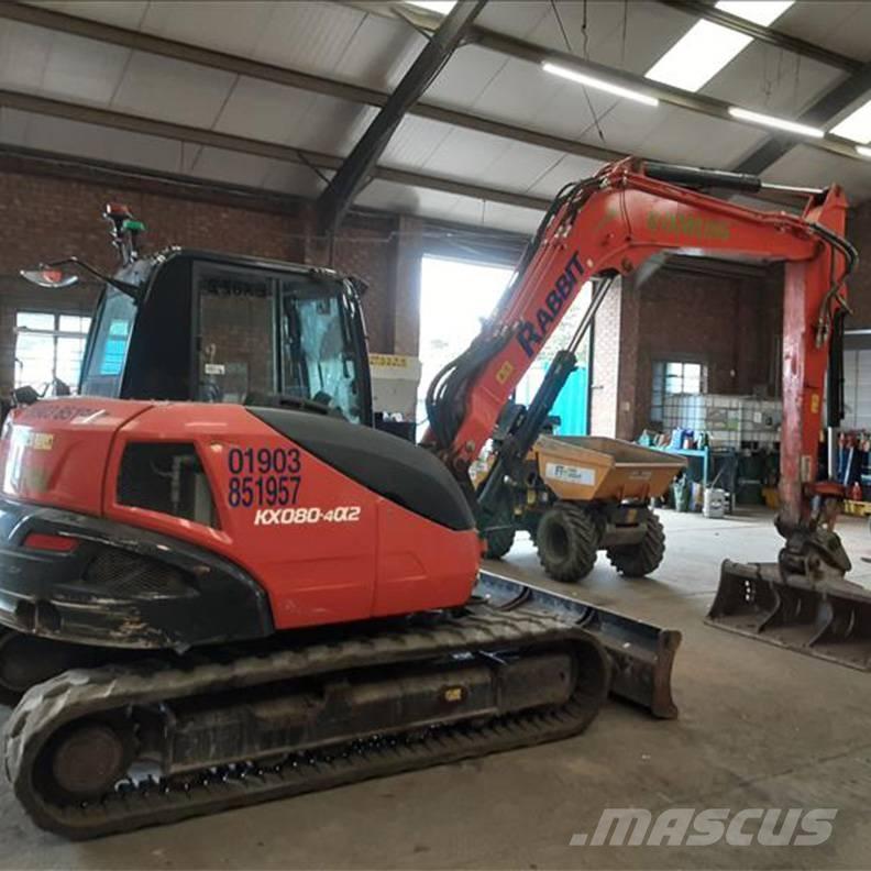 Kubota KX080-4a2 Midi bageri 7t – 12t