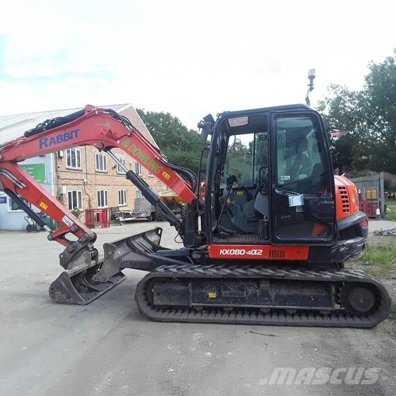 Kubota KX080-4a2 Midi bageri 7t – 12t