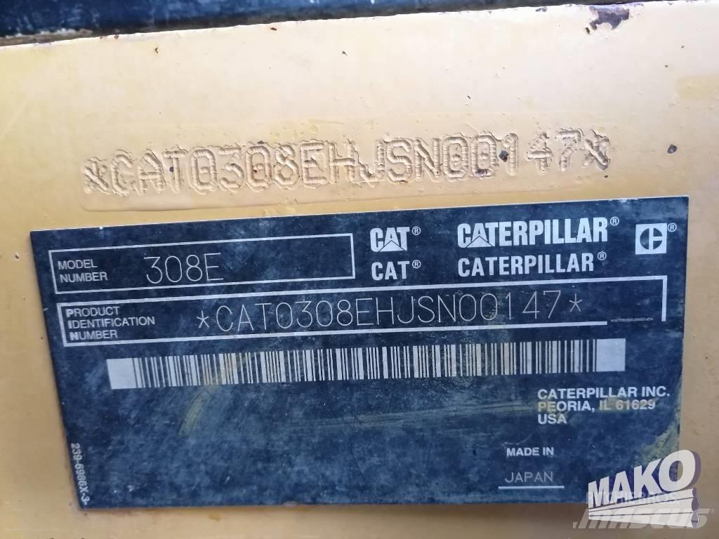 CAT 308 E CR Bageri gusjeničari