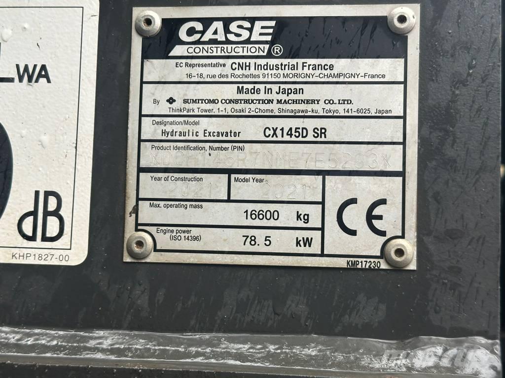 CASE CX 145 D SR Rukovanje materijalom – ostalo