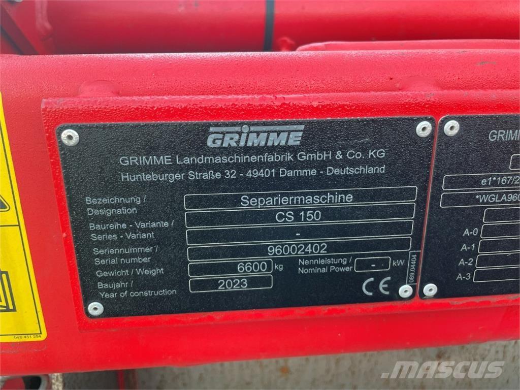 Grimme CS 150 Oprema za krumpir - Ostalo