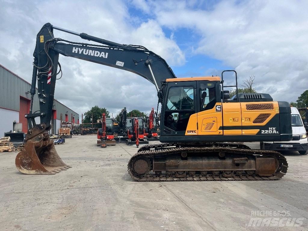 Hyundai HX220AL Bageri gusjeničari