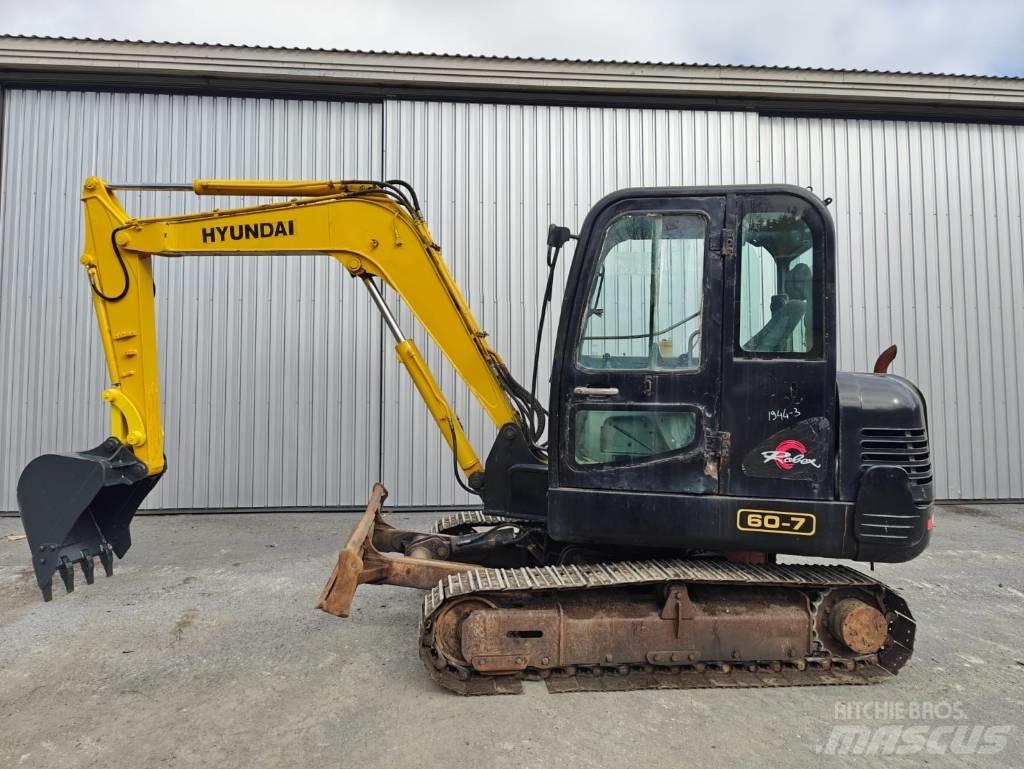 Hyundai R 60-7 Mini bageri <7t