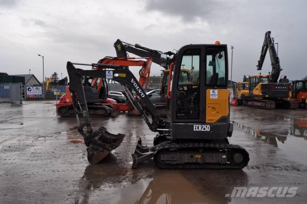 Volvo ECR 25 D Mini bageri <7t