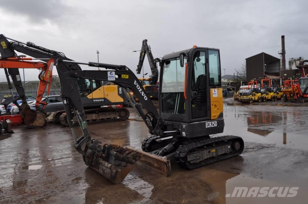 Volvo ECR 25 D Mini bageri <7t