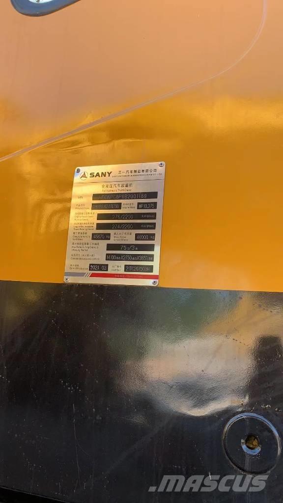 Sany 750s Rabljene dizalice za težak teren