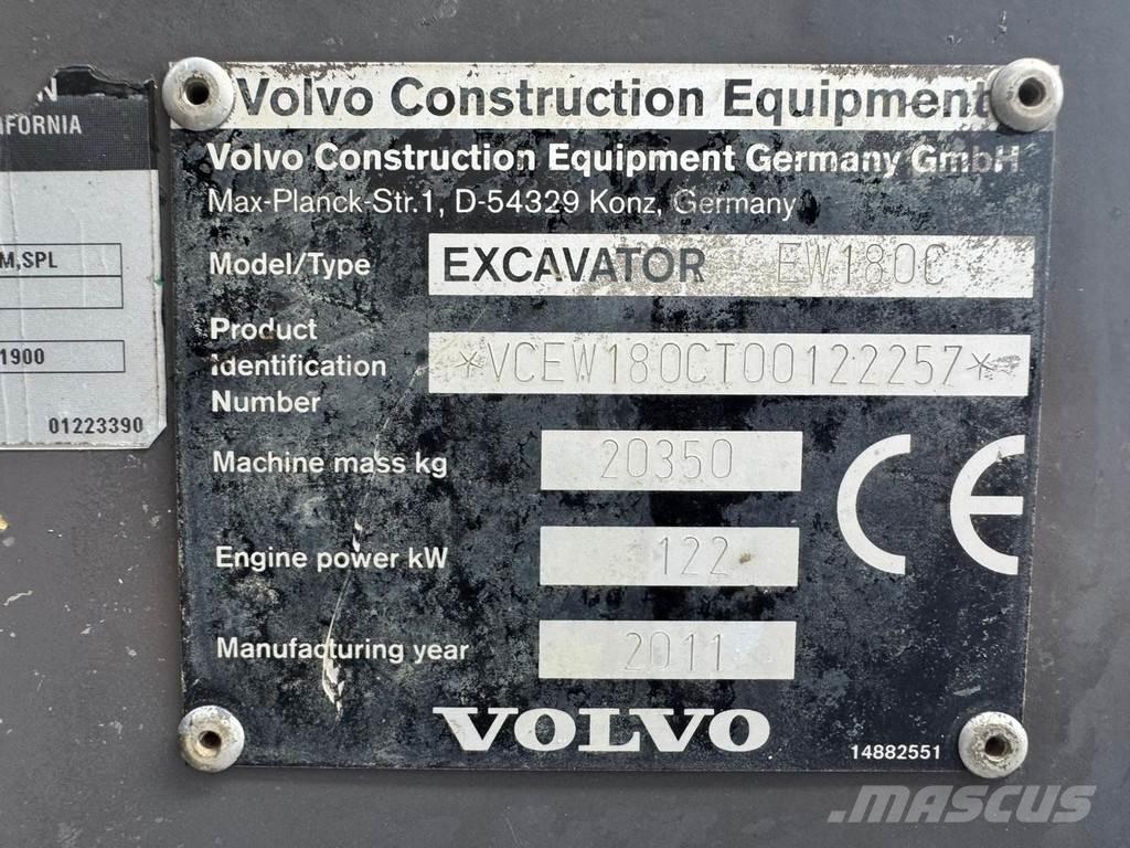 Volvo EW180C Bageri na kotačima