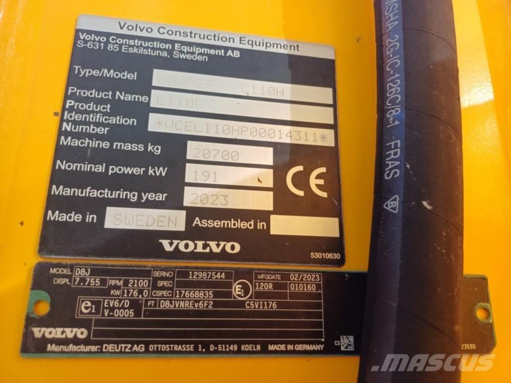 Volvo L110H Utovarivači na kotačima
