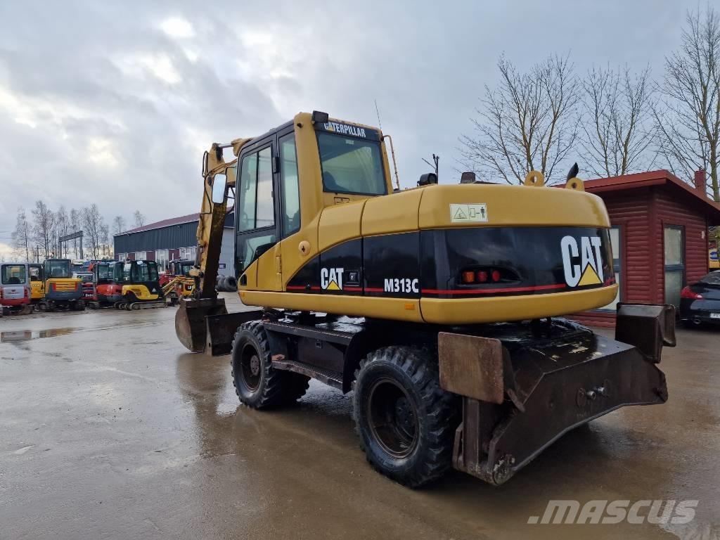CAT M 313 C Bageri na kotačima