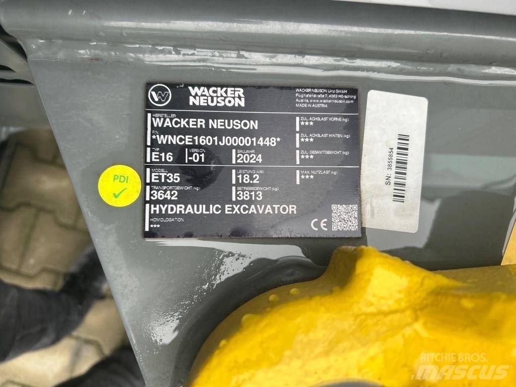 Wacker Neuson ET35 Bageri gusjeničari