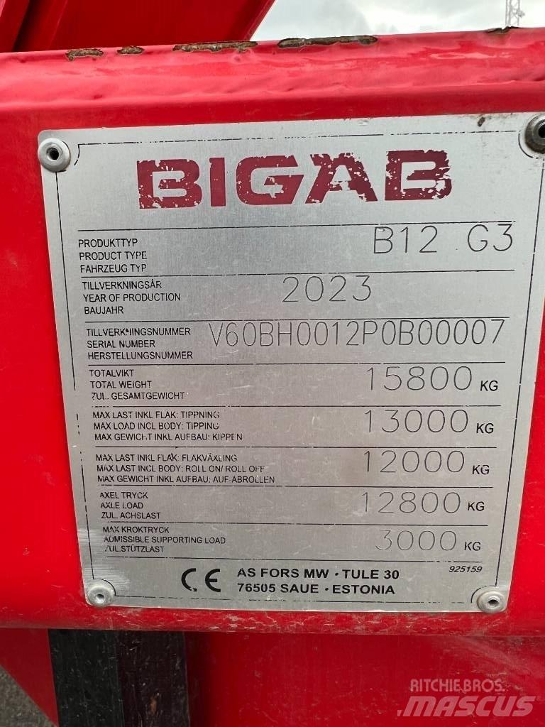 Bigab B 12 Prikolice za opće namjene
