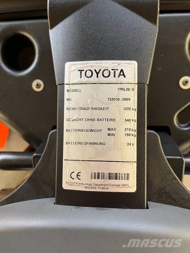 Toyota 7 PML 20 Nisko podizni električni viličar